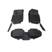Кожаные 3D коврики Autozs Premium для Kia Rio III Седан (2011-2015)