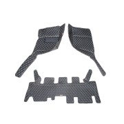 Кожаные 3D коврики Autozs Premium для Toyota Land Cruiser 80 Series Рестайлинг (1995-2008)