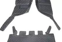 Кожаные 3D коврики Autozs Premium для Toyota Land Cruiser 80 Series Рестайлинг (1995-2008)