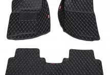 Кожаные 3D коврики Autozs Premium для Kia Mohave (Borrego) I (2008-2016)