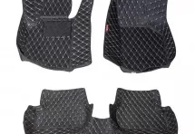 Кожаные 3D коврики Autozs Premium для Skoda Octavia II Лифтбек (2004-2009)