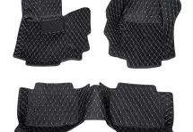Кожаные 3D коврики Autozs Premium для Mercedes-Benz S-Класс IV (W220) Седан (1998-2005)