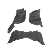 Кожаные 3D коврики Autozs Premium для Dodge RAM IV (DS/DJ) Пикап Двойная кабина (2008+) 