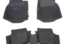 Кожаные 3D коврики Autozs Premium для Subaru Forester II (2002-2005)