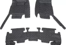 Кожаные 3D коврики Autozs Premium для Toyota Land Cruiser Prado 90 Series Рестайлинг Внедорожник 3 дв. (1996-2002)