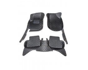 Кожаные 3D коврики Autozs Premium для FAW Oley Хэтчбек 5 дв. (2012+) 