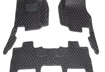 Кожаные 3D коврики Autozs Premium для Lincoln Navigator III (U326) Рестайлинг (2014-2017)