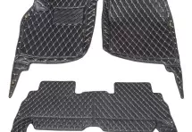 Кожаные 3D коврики Autozs Premium для Renault Megane II Рестайлинг Седан (2006-2010) 