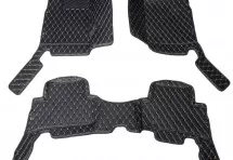 Кожаные 3D коврики Autozs Premium для SsangYong Rexton I (2002-2008)