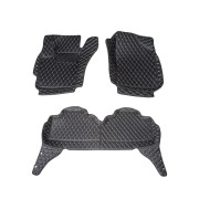 Кожаные 3D коврики Autozs Premium для Toyota Vitz II (XP90) (2005-2011)