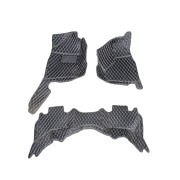 Кожаные 3D коврики Autozs Premium для Dodge RAM III (DR/DH) Пикап Двойная кабина (2001-2008)