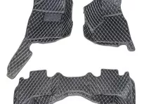 Кожаные 3D коврики Autozs Premium для Dodge RAM III (DR/DH) Пикап Двойная кабина (2001-2008)