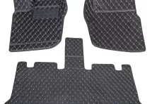 Кожаные 3D коврики Autozs Premium для Toyota Vellfire I 2008-2015