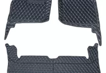 Кожаные 3D коврики Autozs Premium для Renault Scenic II (2003-2009)