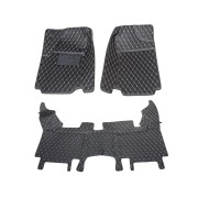 Кожаные 3D коврики Autozs Premium для Nissan Patrol VI (Y62) (2010-2014) 2 ряда сидений