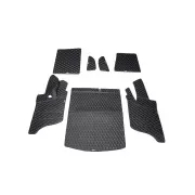 Кожаные коврики в багажник для Mitsubishi Outlander III (2012+)