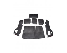 Кожаные коврики в багажник для Infiniti QX80 I Рестайлинг (2014+) 7 мест