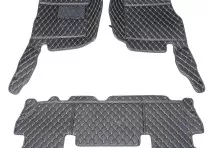 Кожаные 3D коврики Autozs Premium для Ford Expedition II (2002-2006) 7 мест