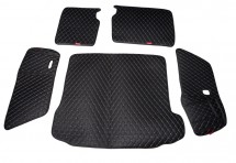 Кожаные коврики в багажник для BMW X5 II (E70) (2006-2010)
