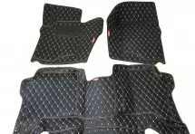 Кожаные 3D коврики Autozs Premium для Mitsubishi Pajero II Внедорожник 3 дв. (1990-2004)