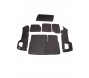 Кожаные коврики в багажник для Infiniti QX80 I (2013-2014) 8 мест