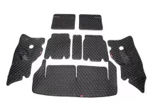 Кожаные коврики в багажник для Toyota Highlander II (U40) (2007-2010) 7 мест
