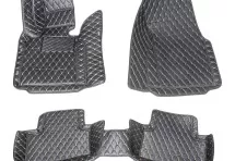 Кожаные 3D коврики Autozs Premium для BMW 7 серия IV (E65/E66) (2001-2008)