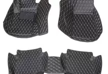 Кожаные 3D коврики Autozs Premium для Audi A8 II (D3) (2002-2005)