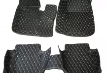 Кожаные 3D коврики Autozs Premium для BMW X3 I (E83) (2003-2006)