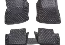Кожаные 3D коврики Autozs Premium для Audi A6 III (C6) Рестайлинг Седан (2008-2011)