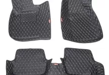 Кожаные 3D коврики Autozs Premium для BMW 5 серия V (E60/E61) Рестайлинг Седан (2007-2010)