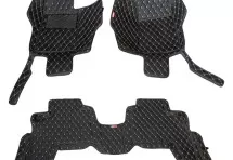 Кожаные 3D коврики Autozs Premium для Jeep Wrangler III (JK) Внедорожник 3 дв. (2006+) 