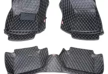 Кожаные 3D коврики Autozs Premium для Audi A8 III (D4) (2010-2013) Long