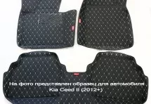 Кожаные 3D коврики Autozs Premium для Lexus LX III (2007+)