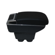 Подлокотник для Nissan Tiida C11 2004-2014  с USB черная строчка