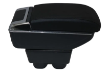 Подлокотник для Nissan Tiida C11 2004-2014  с USB черная строчка