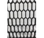 Сетка пластиковая, сильно "растянутые" ячейки с широкими черными перемычками, 120x40см.