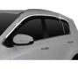 Дефлекторы боковых окон Acura MDX II Рестайлинг (2010-2013) с хромированным молдингом