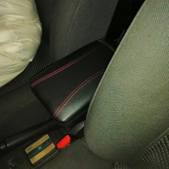 Фото покупателя: Подлокотник для Nissan Almera G15 2013+ красная строчка