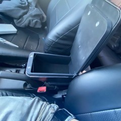 Фото покупателя: Подлокотник для Chevrolet Aveo T300 2012+ красная строчка