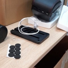 Фото покупателя: Подлокотник для Renault Duster I 2010+ c USB красная строчка