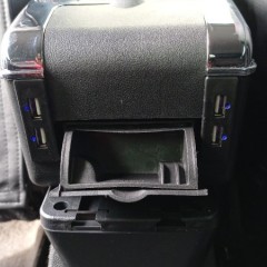 Фото покупателя: Подлокотник для Opel Astra H 2004-2014 (с USB) красная строчка