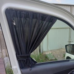 Фото покупателя: Автошторка Premium, цвет черный 2 шт