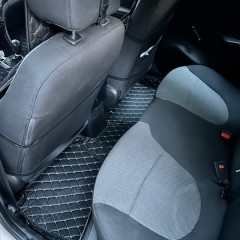 Фото покупателя: Кожаные 3D коврики Autozs Premium для Hyundai Solaris I Седан (2011-2014)