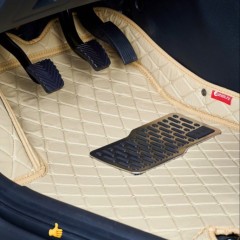 Фото покупателя: Кожаные 3D коврики Autozs Premium для Porsche Cayenne I (955) (2002-2007)
