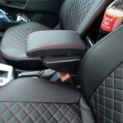 Фото покупателя: Подлокотник для Opel Astra H 2004-2014 (с USB) красная строчка