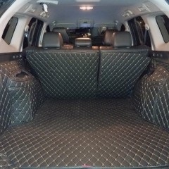 Фото покупателя: Кожаные коврики в багажник для Mitsubishi Pajero Sport III (2015+) 5 мест