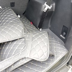 Фото покупателя: Кожаные коврики в багажник для Toyota Land Cruiser Prado 150 Series Рестайлинг 2 Внедорожник 5 дв. (2017+) 5 мест
