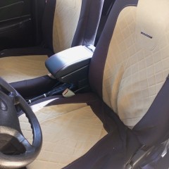 Фото покупателя: Подлокотник для Geely CK 1 2005-2016 c USB красная строчка
