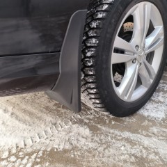 Фото покупателя: Брызговики для Mercedes-Benz M-klasse W166 2011-2015 с боковыми подножками